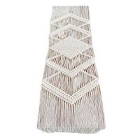 32X200cm Hollow Out Macrame Table Runner Boho Wedding Decoration Nordic Style Boho Table Runner with Tassels