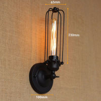 Loft Vintage Wall Lamps American Industrial Edison Lightis Bulb E27 E26 Holder Bedside wandlamp bedroom light Wall Sconce