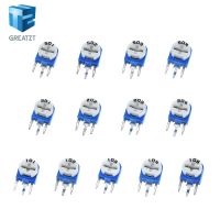 ☒ GREATZT10pcs Rm063 Rm-063 100 200 500 1k 2k 5k 10k 20k 50k 100k 200k 500k 1m Ohm Trimpot Trimmer Potentiometer Variable Resistor