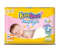 Baby Love ผ้าอ้อมเด็ก Easy Tape ไซส์ NB 88ชิ้น  (1 แพ็ค)