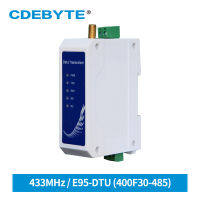 LoRa RS485 433MHz Wireless Data Transmission Station CDEBYTE E95-DTU(400F30-485) 30dBm 5KM GFSK Modbus 8V-28V เสาอากาศ SMA-K