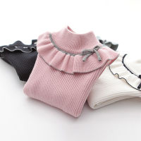 IENENS Winter 1PC Kids Baby Girls Clothes Clothing Sweater Infant Toddler Girl Children Wears Tops Wool Sweaters Turn-down Collar Shirt Jacket 2 3 4 5 6 7 8 9 10 11 Years