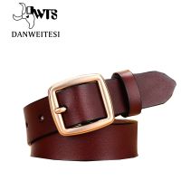 ❅♕℗  【DWTS】Fashion Womens Leather Belts Female Pin for Jeans