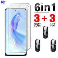 ฟิล์มไฮโดรเจลนุ่ม6In1ปกป้องหน้าจอสำหรับ Honor 90 Lite 5G CRT-NX1 6.7 "กระจกกล้องถ่ายรูป Xonor Honer Hone 90 Lite Light Honer X50i 5G