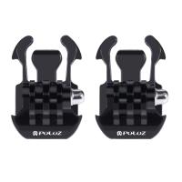 2 PCS PULUZ Horizontal Surface Quick Release Buckle for GoPro Hero11 Black / HERO10 Black /9 Black /8 Black /7 /6 /5 /5 Session /4 Session /4 /3+ /3 /2 /1, DJI Osmo Action and Other Action Cameras