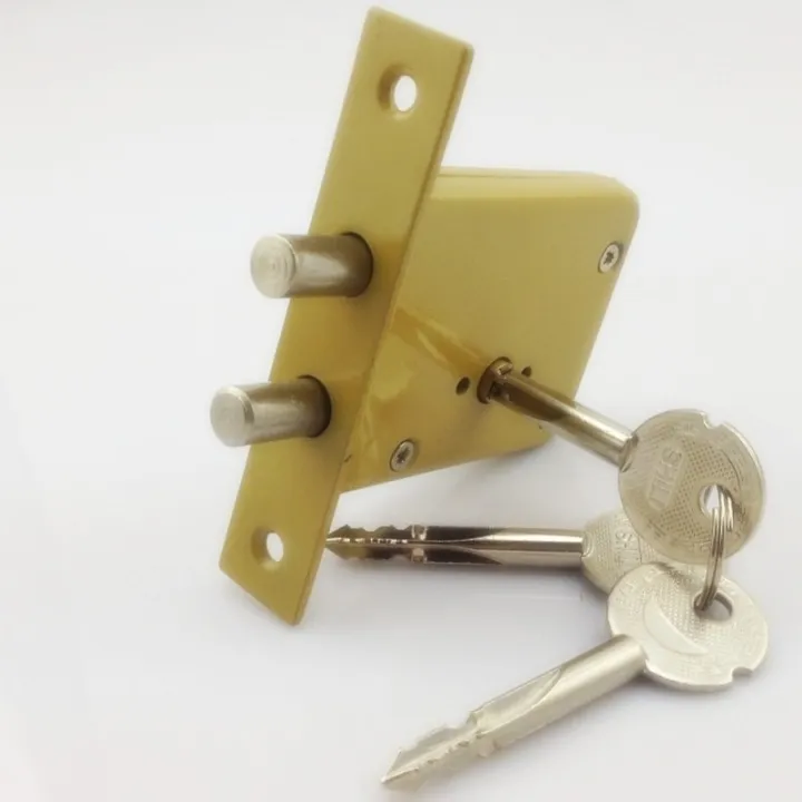 Deadbolt Invisible Locks,Prevent Lock Picking Double Bar Invisible