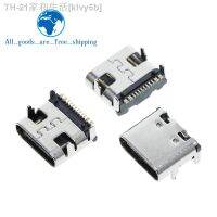 【CW】∈☼  10PCS USB 3.1 Type-C 16pin female connector Charging port Socket Tow feet plug