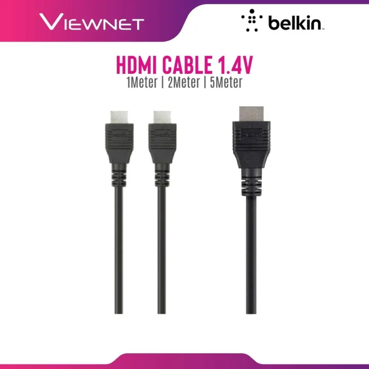 Belkin HDMI To HDMI Cable 1.4V (1M/2M/5M) Lazada