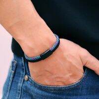 New Paracord Men Detachable Buckle Bicolor Macrame Braslet Pulseira Masculina Him