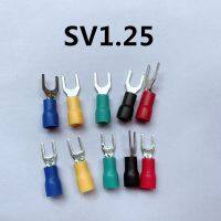 Fork Cable Wire Terminal Connector   Sv Electrical Connector Crimp - 100pcs Sv1.25-3 - Aliexpress