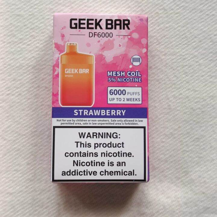 Geek Bar DF6000 Strawberry | Lazada PH