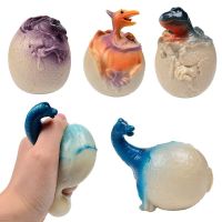 New TPR Squishy Slow Rebound Vent Dinosaur Egg Decompression Pinch Music Dinosaur Vent Toy