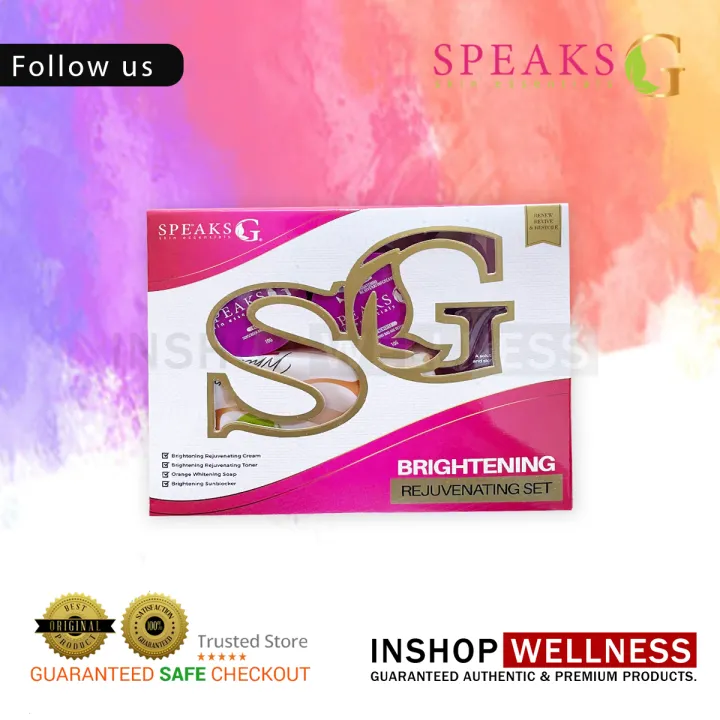 Speaks G Brightening Rejuvenating Set Lazada PH