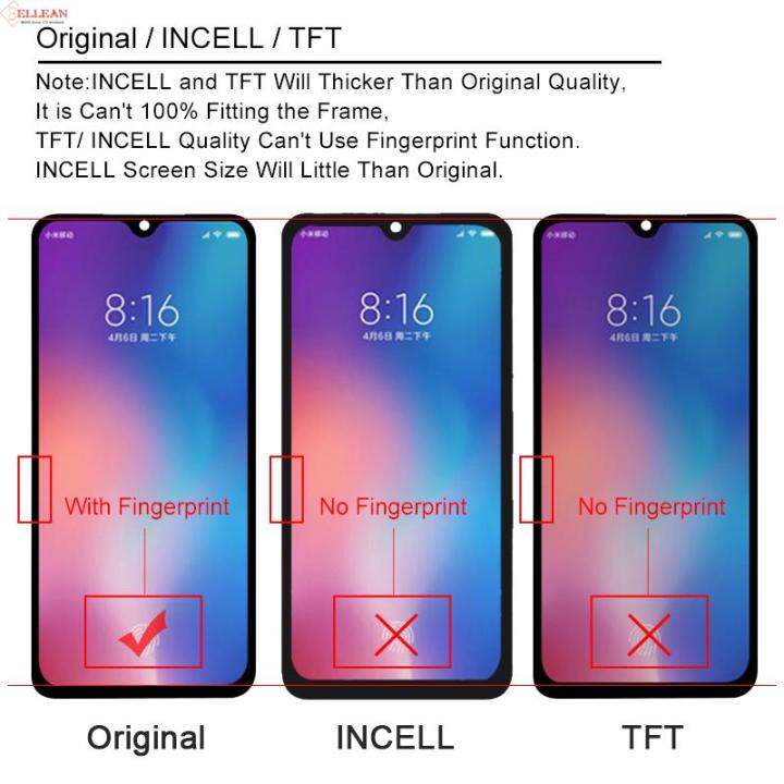 5-97นิ้ว-oled-mi-9-se-จอแสดงผลสำหรับ-xiaomi-9-se-จอแอลซีดีหน้าจอสัมผัส-digitizer-mi-9se-m1903f2g-สมัชชาที่มีกรอบจัดส่งฟรี