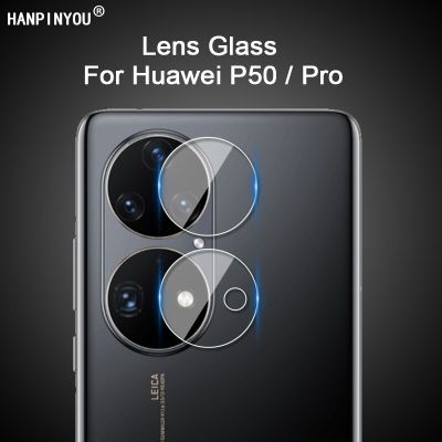 10ชุดสำหรับ Huawei P50 P50E Pro P50Pro ใสคลุมทั้งหมดบางเฉียบป้องกันเลนส์กล้องถ่ายรูปหลังฟิล์มป้องกันกระจกนิรภัยนุ่ม
