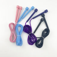 Adjustable length custom logo pvc skipping jump rope for fitness exercise