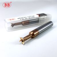 BB Carbide Dovetail Milling Cutter เครื่องมือ CNC 45 60 75 องศา 6mm 8mm 10mm 12mm เครื่องมือเครื่องจักรกลทังสเตนเหล็กสําหรับดอกเอ็นมิลล์โลหะ