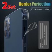 【GOOD】 Carbon Fiber Sticker Clear Matte Phone Side Film For iPhone 14 13 12 Promax Frame Protective Border Hydrogel Film For 13 12 mini