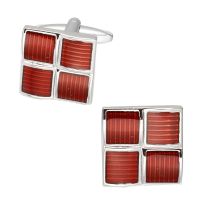 ？》：“： Memolissa Display Box Cufflinks Romantic Red Cufflinks For Men Square Design Wedding Jewelry Best Gifts