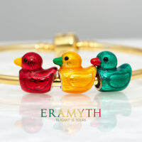 Eramyth jewelry: ชาร์มน้องเป็ด 3สี ตัวเรือนเงินแท้ 925 ลงด้วยสี Enamel รหัส PA-0253-S (สินค้าพร้อมส่งจ้า)