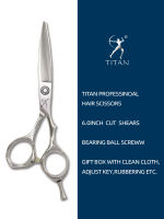 กรรไกรตัดผม Titan TF60 กรรไกรสไลด์ พ้อยคัท ตัดตรงไม่ได้นะครับ เคอรี่ 2-3 วัน