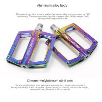 Bicycle Pedals Ultralight Aluminum Alloy Colorful Sealed Chromium Molybdenum Steel Bearing Mountain Bike Anti Skid Pedal AKANTOR