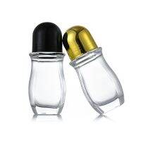 【YP】 Refillable Glass Vials Perfume Bottle Roll-on Deodorant Bottles With 30ml