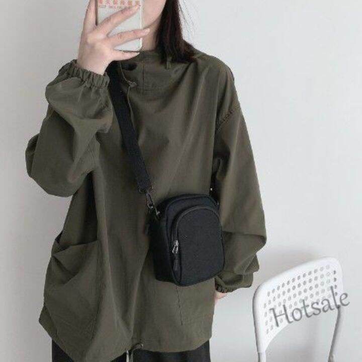 hot-sale-c16-female-messenger-bag-korean-versatile-one-shoulder-ins-super-fire-black-simple-student-canvas-bag