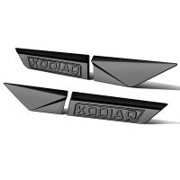 2pcs Auto Product KODIAQ Side Sticker For Skoda KODIAQ Side Fender Sticker KODIAQ Nameplate Sticker Car Accessories