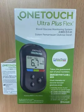 OneTouch Ultra Plus Flex Blood Glucose Meter, Glucose Monitor For Blood  Sugar Test Kit