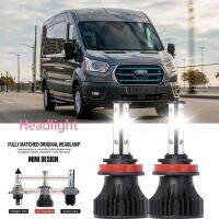 หลอดไฟหน้ารถยนต์ LED LAI 40w 6000k สีขาว สําหรับ FORD Transit connect 2013-2023 2PCS