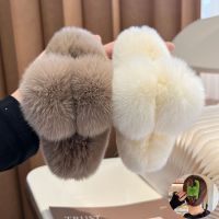 Rex Rabbit Hair Clips Headdress Elegance Hair Accessories For Women Plush Scratching Ponytail Claw Clip Fashion Girls Decorate