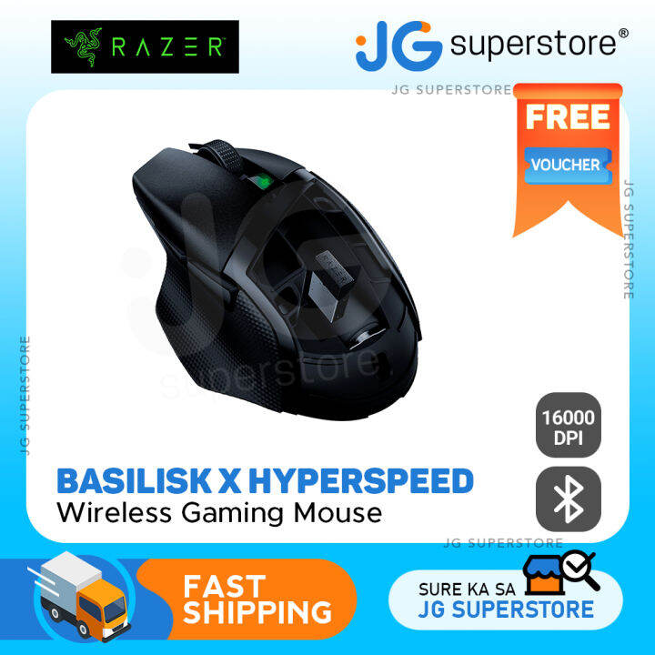 Razer Basilisk X HyperSpeed Wireless Gaming Mouse 16000 DPI with 5G