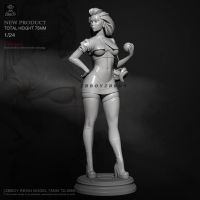 H75mm 1/24 Resin model kits figure beauty colorless and self-assembled TD-2665