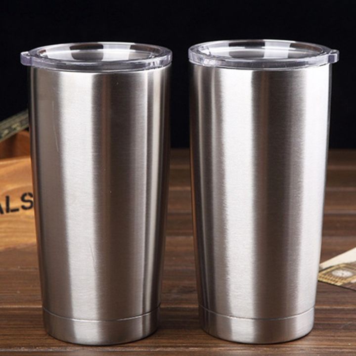 stainless-steel-tumbler-clear-lid-แก้วกาแฟร้อน-แก้วเก็บเย็น-แก้วกาแฟ-แก้วน้ำพกพา-แก้วน้ำสแตนเลสฝาใส-แก้วน้ำสแตนเลส-แก้วน้ำ-แก้วเบียร์-ขนาด-20oz