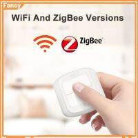 Zigbee ไร้สายร้านแฟนซีสมาร์ทสวิตซ์สวิตซ์อัจฉริยะสองปุ่มควบคุมระยะไกล