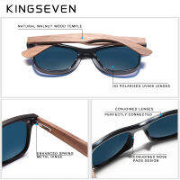 HotKINGSEVEN แว่นตากันแดดสำหรับชาย Polarized UV400ตกปลาแว่นตากันแดดคุณภาพสูงยี่ห้อผู้หญิงวอลนัทไม้แว่นตาทำด้วยมือ Gafas