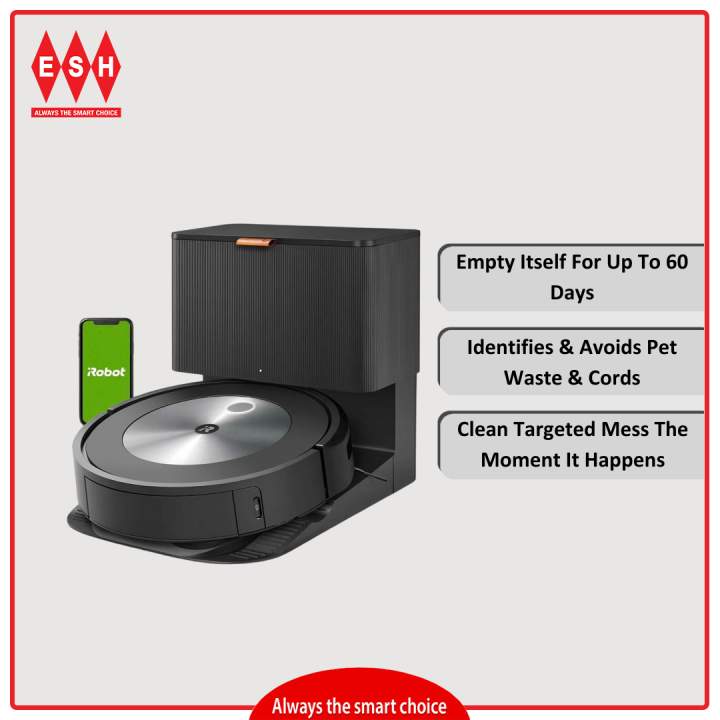 iRobot Roomba j7+ Automatic Dirt Disposal WiFi Connected Robot Vacuum