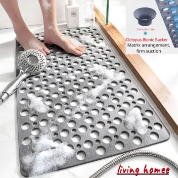 Extra Long Bath Mat Massage 40X100CM Safety Shower Bathtub Mats Non Slip  Bathroom Floor Mat for