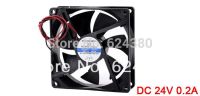 พลาสติก Pc คอมพิวเตอร์ Desksquare Cpu Cooler พัดลมระบายความร้อน90X90Mm 3.5 "X 3.5" Dc 24V 0.2a