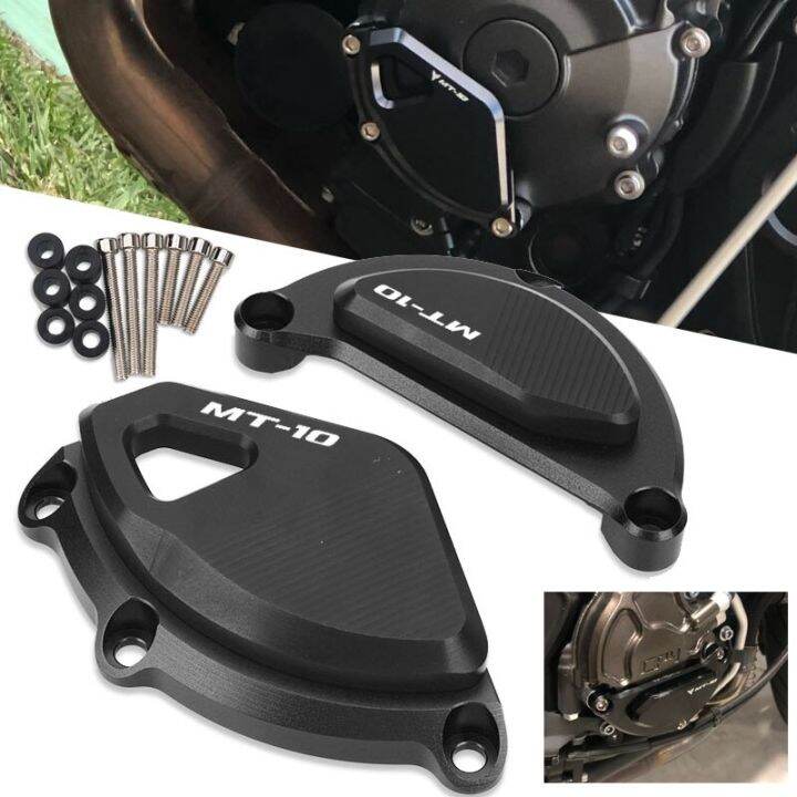 Sturzpads Für Yamaha MT-10 - Crash Protection Rahmenschieber Schwarz