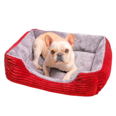 [pets baby] Rectangle Dog BedKennel CatSofa BedWinter Warm Beds Cushion Fordogs Legowisko Dla Kota