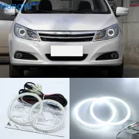 สำหรับ BYD Surui 2012 2013 2014 2015 Smd Led Angel Eyes Kit ที่ยอดเยี่ยม Ultra Bright Illumination DRL ไฟวิ่งกลางวัน