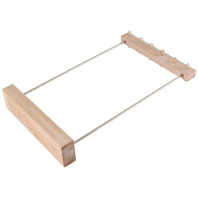 Jewelry Storage Shelf Wood Jewelry Display Holder Organizer Rack Storage Rack for Hanging Earrings Necklace