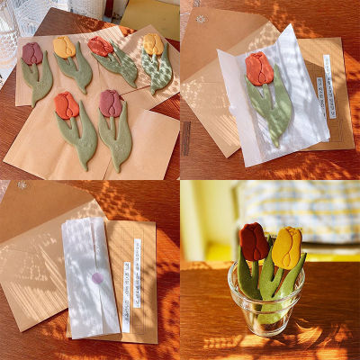 1set Flower Mold Tulip Bunch Platycodon Gift Home DIY Baking Tool Mothers Day 1set