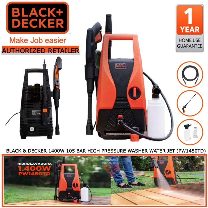 BLACK+DECKER PW1450TD Pressure washer