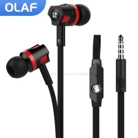 OLAF 3.5MM Headphones Wired Headset Gamer In Ear Earphone With Mic TPE Line Handfree Sports Earbuds For Samsung Xiaomi Huawei