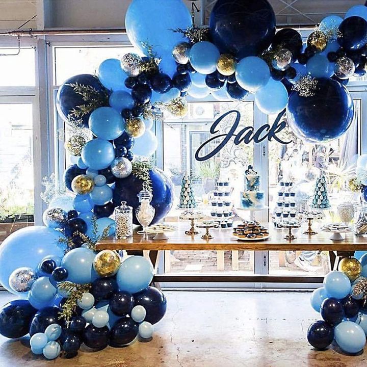 ins-style-navy-blue-starry-night-blue-ink-blue-balloon-chain-set-sky-blue-balloon-boy-birthday-decoration-men-birthday