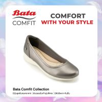 BATA บาจา COMFIT รองเท้าเพื่อสุขภาพ รองเท้าหุ้มส้น รองเท้าส้นแบน สำหรับผู้หญิง รุ่น ANNA สีเทา รหัส 6512721 สีชมพู รหัส 6515721