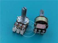 JASON Double Potentiometer ที่จับ B1K ความยาว20มม. เพลาดอกไม้ Inward Bending Foot R162-30-20K-B1K[G]